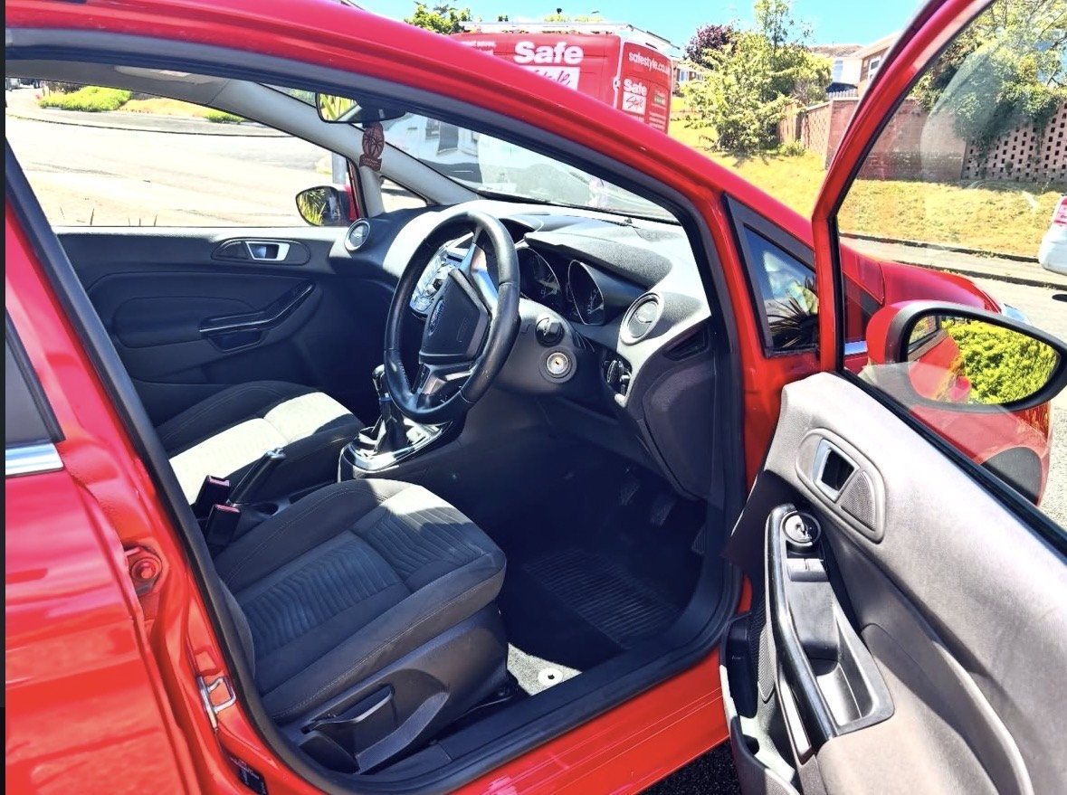 Front cabin after valeting