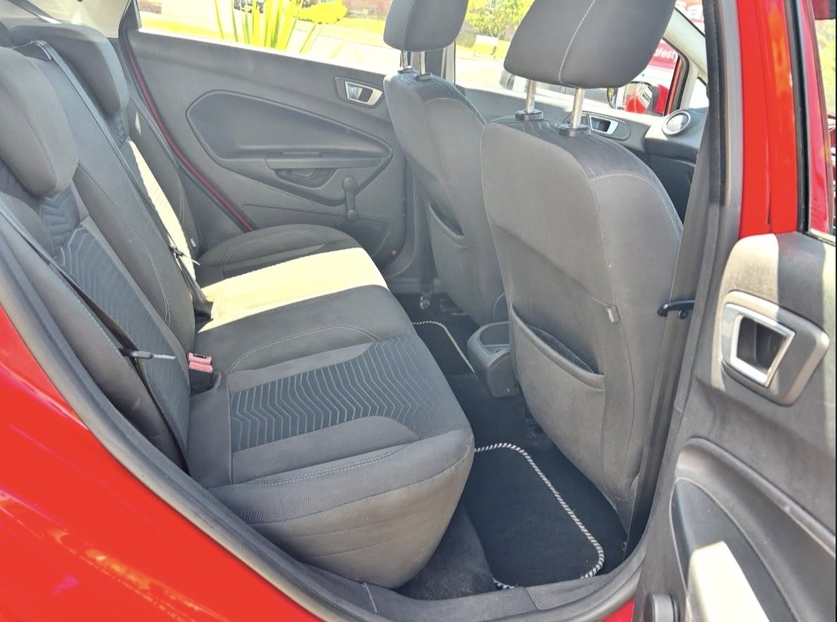 Rear seats after valeting